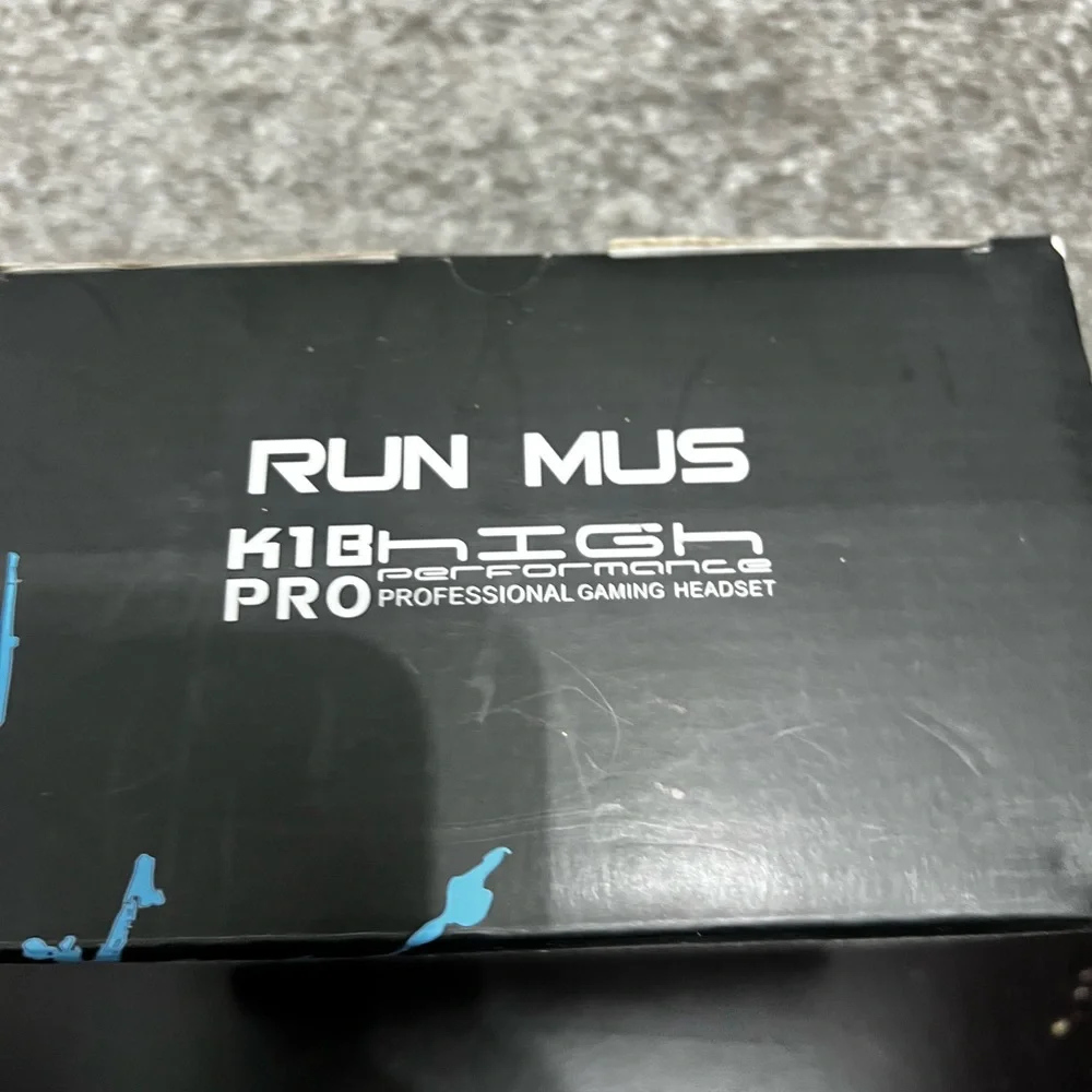 Runmus K1b Gaming Headset Professional High Performance XBox One New In Box